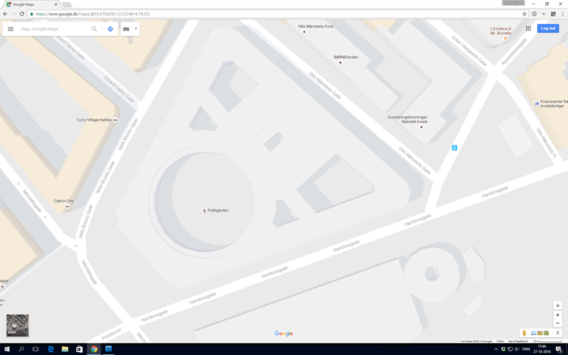 Google Maps med Politigården