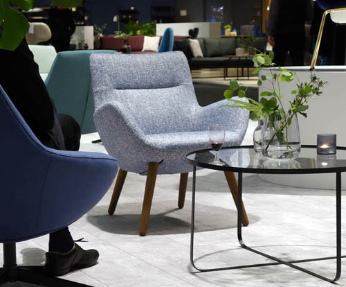 Bourbon side chair by KEBE, IMM Cologne 2018. Design: Jacob Würtzen / KEBE