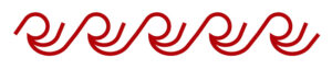 RW-logoet gentaget som en bort