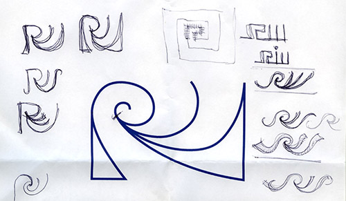 ...flere RW-logo skitser, Jacob Würtzen 2005